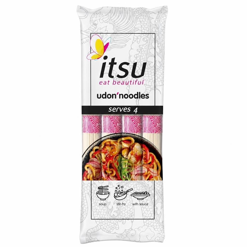 itsu udon noodles serves 4 250g
