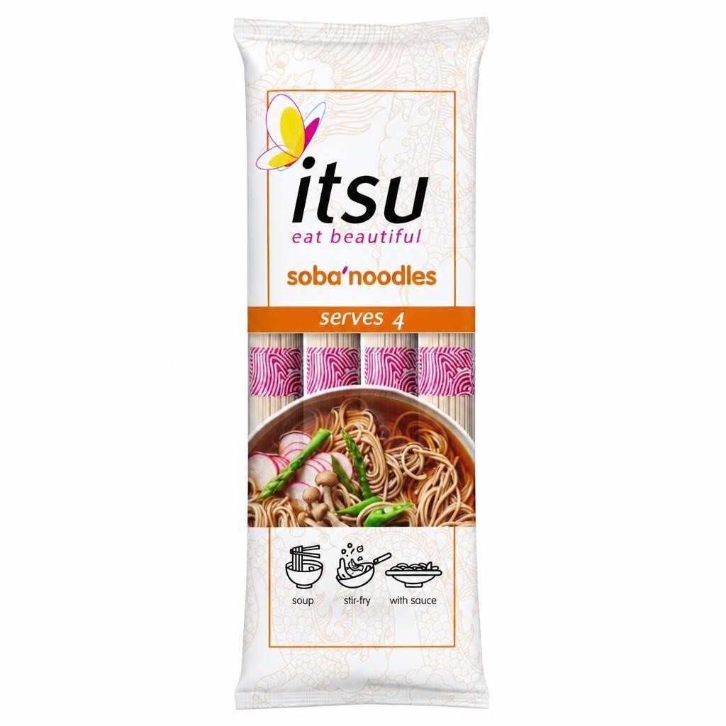 itsu soba noodles serves 4 250g