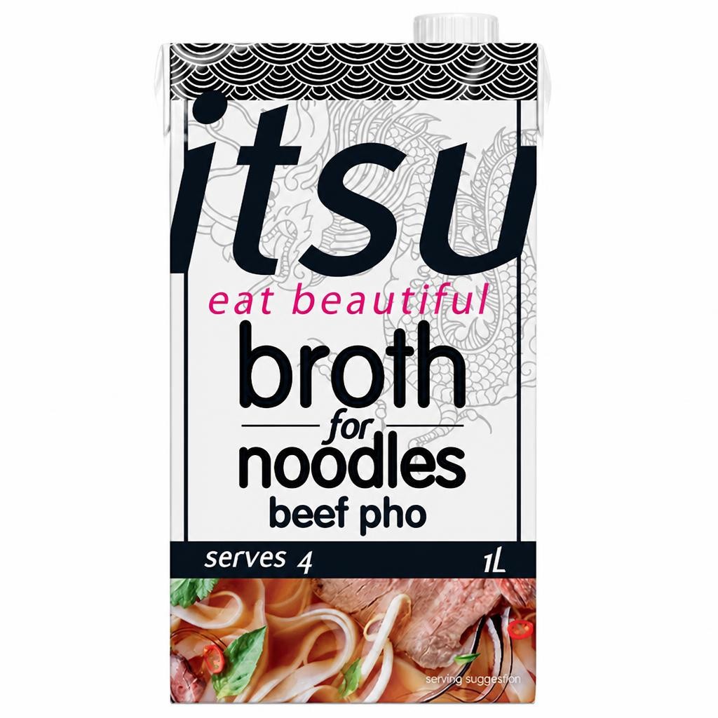 Itsu Broth For Noodles - Beef Pho 1L