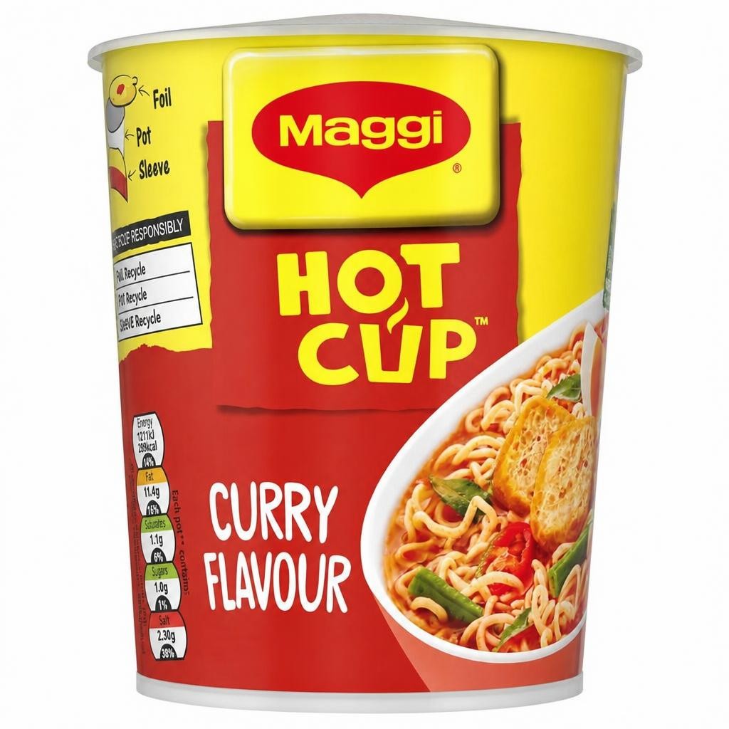 Maggi Hot Cup Noodles - Curry Flavour 59.2g