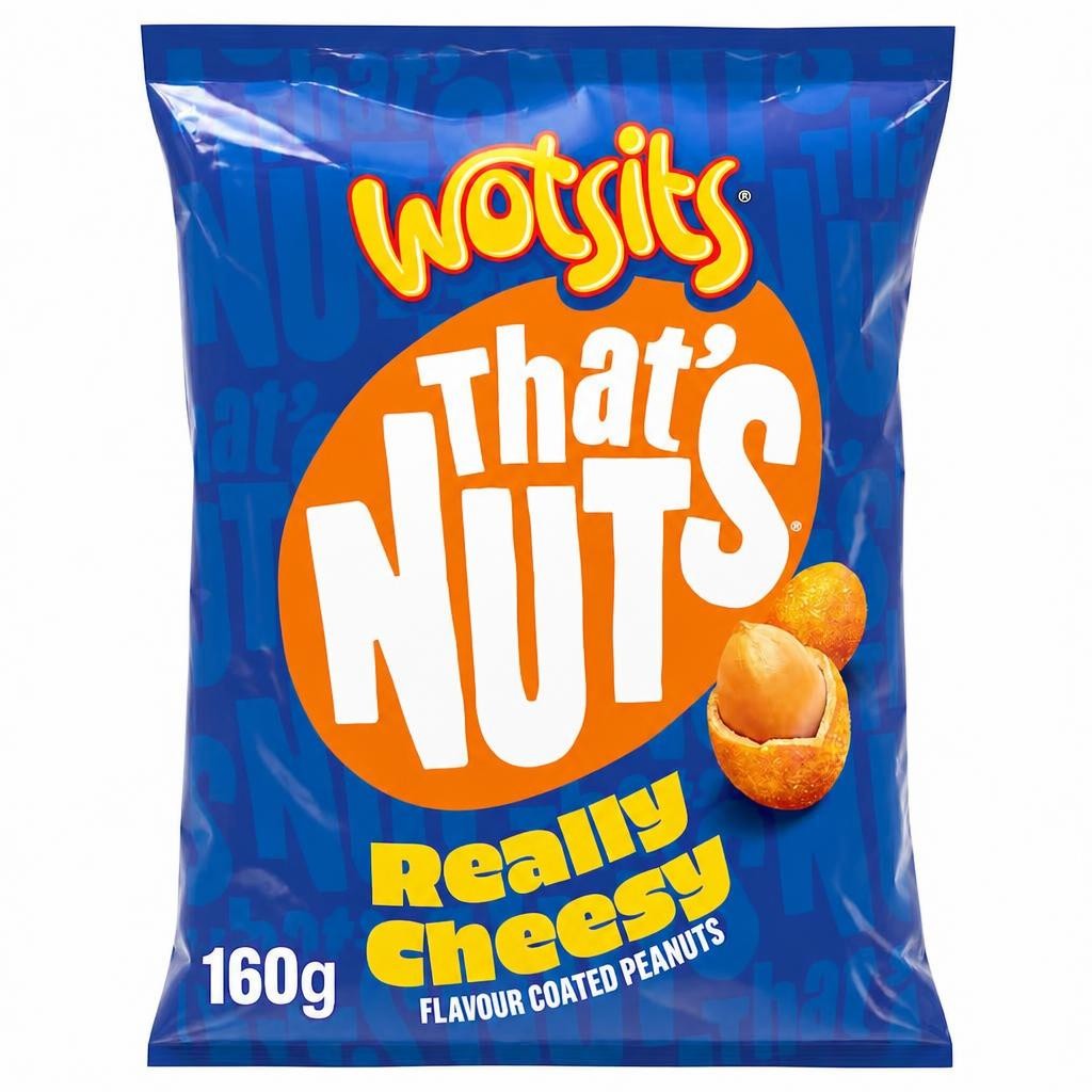 Wotsits Thats Nuts Really Cheesy 160g