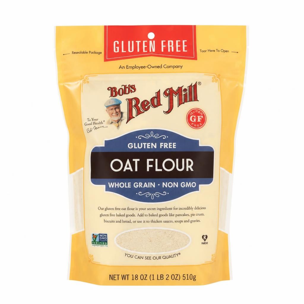Bob's Red Mill Gluten Free Oat Flour Whole Grain 510g | White