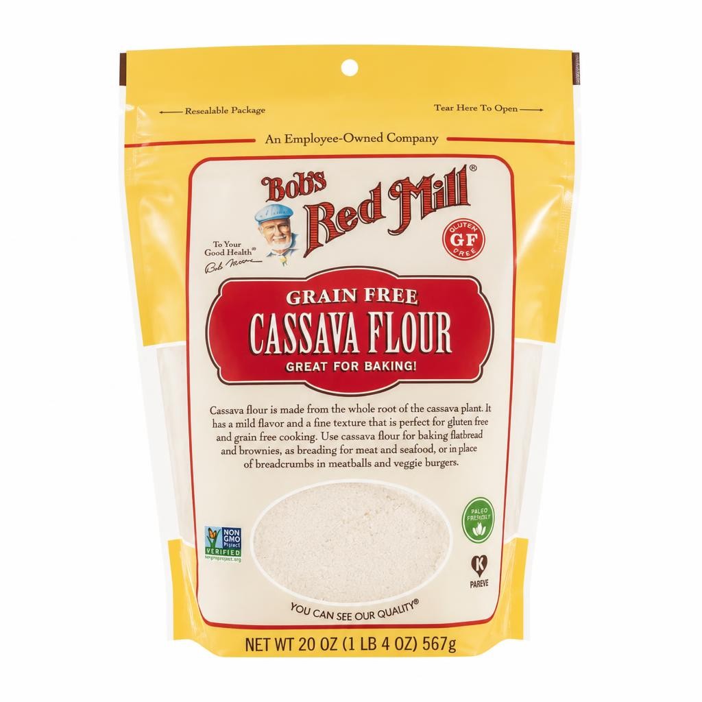 Bob's Red Mill Cassava Gluten Free Flour 567g | White