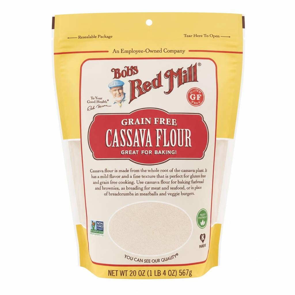 Bob's Red Mill Cassava Gluten Free Flour 567g | White