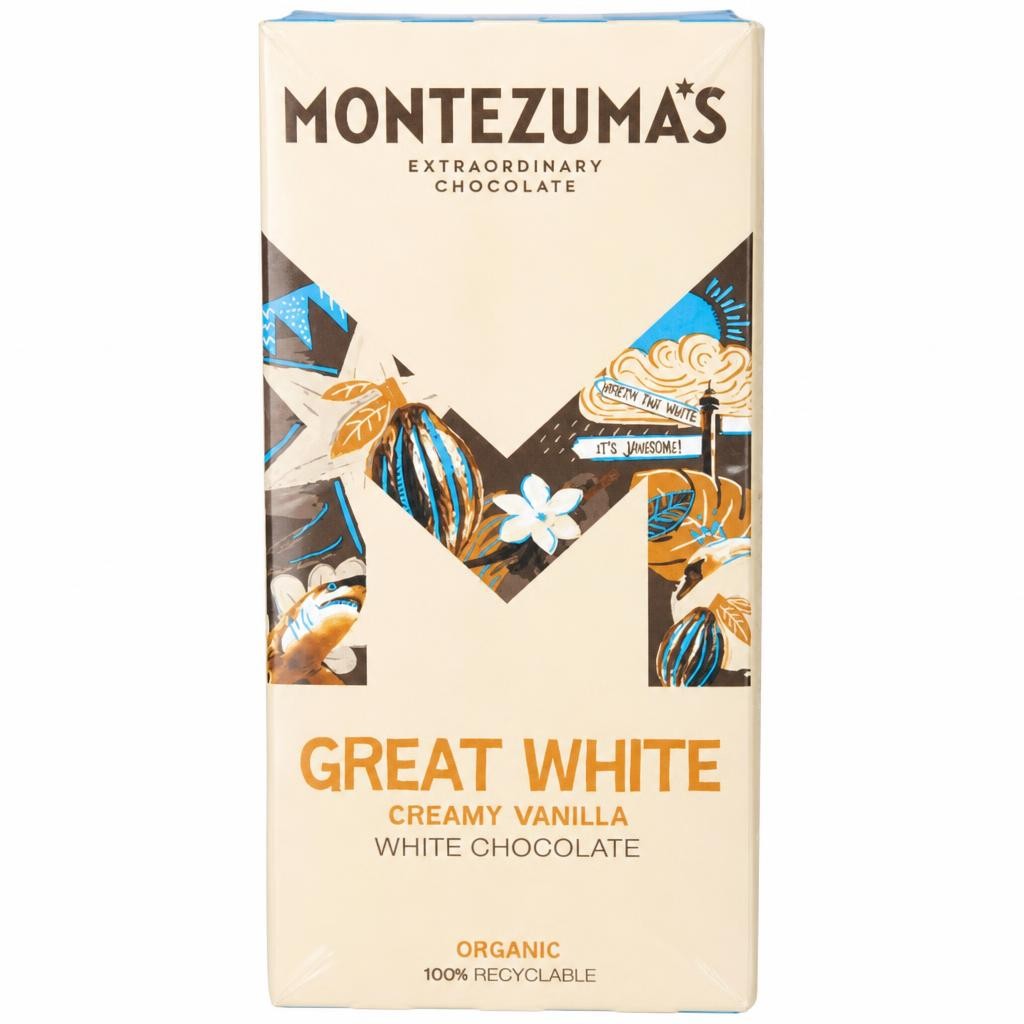 Organic Creamy White Chocolate 90g (Montezuma's)