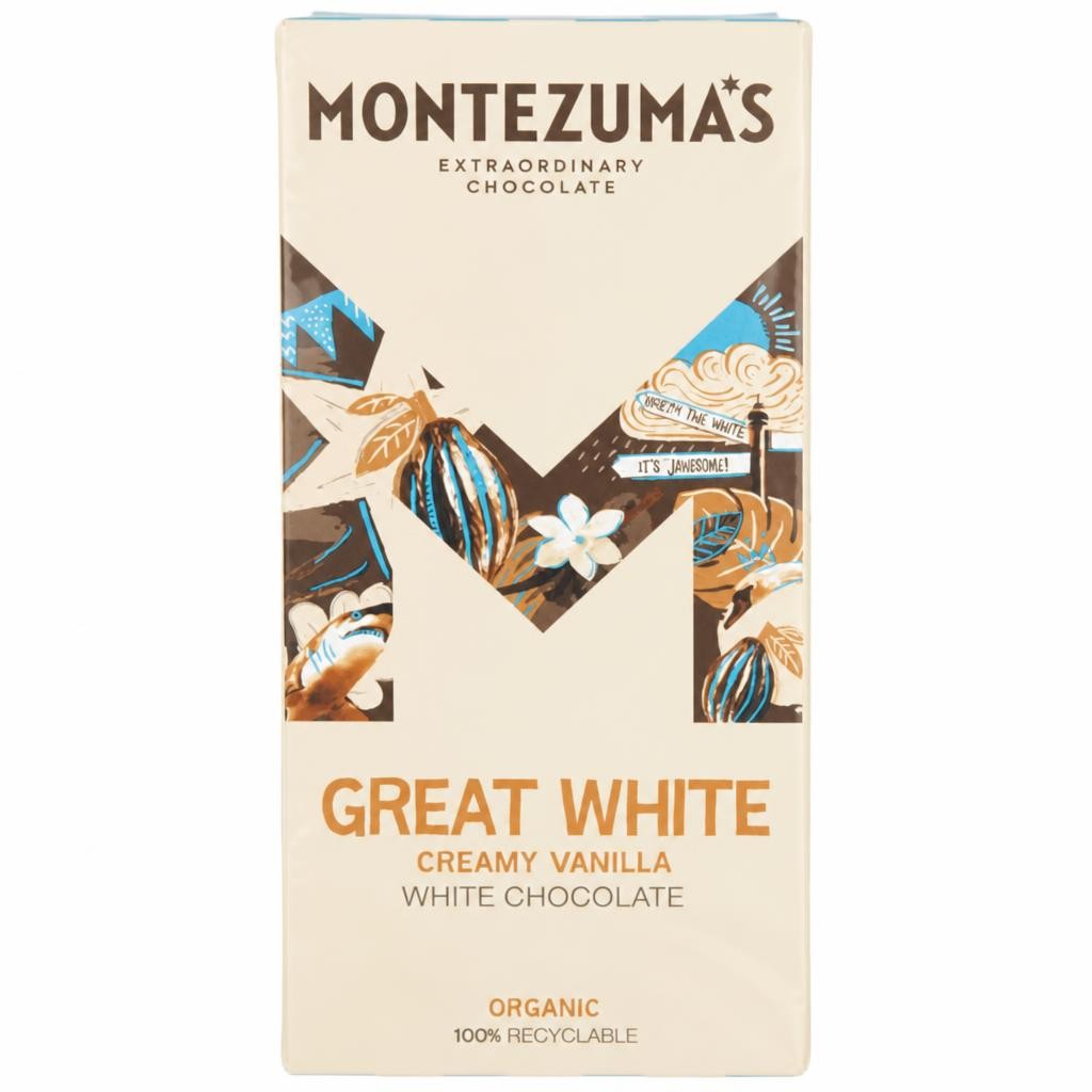 Organic Creamy White Chocolate 90g (Montezuma's)