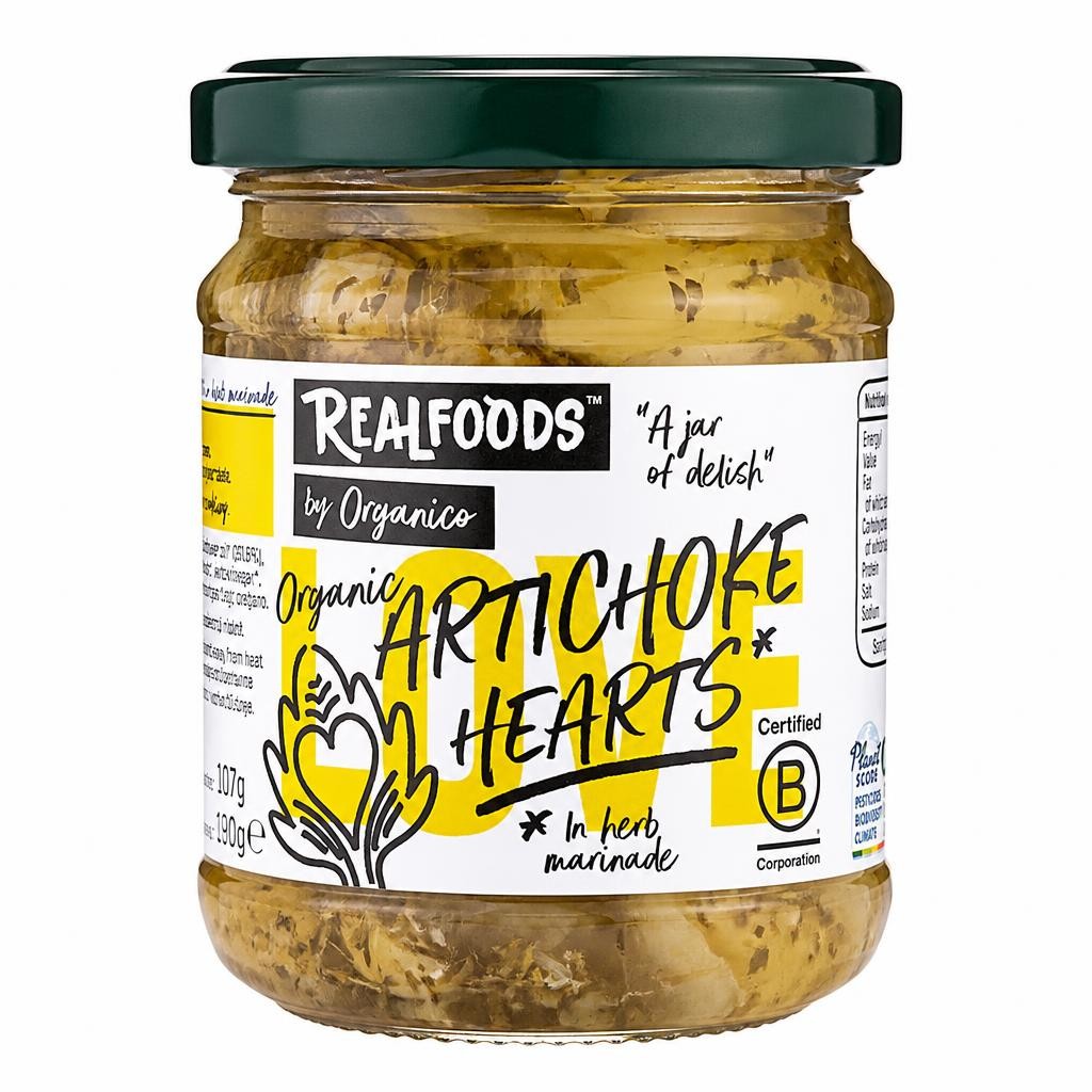 Organic Artichoke Hearts 190g (Organico)