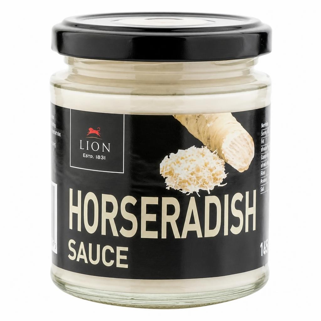 Creamed Horseradish 165g (Lion)