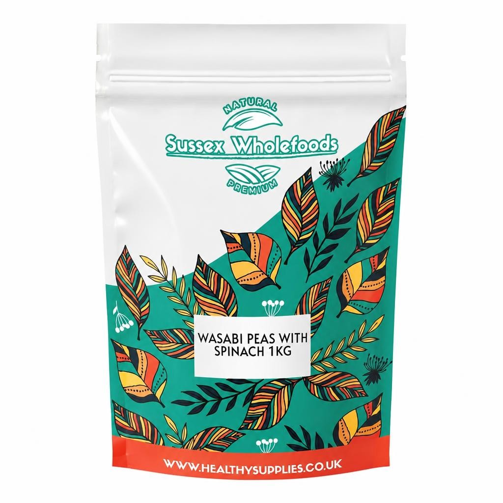 Wasabi Peas with Spinach 1kg (Sussex Wholefoods) | Multi