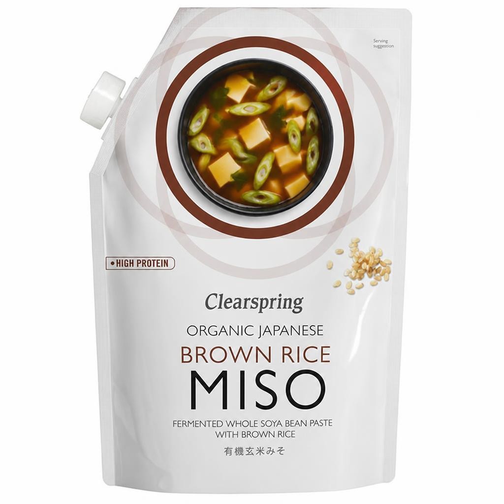 Organic Japanese Brown Rice Miso Paste 300g (Clearspring)