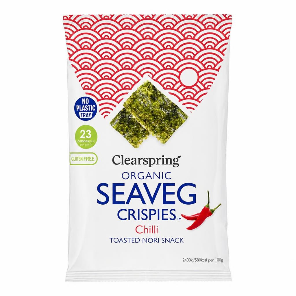 Organic Chilli SeaVeg Crispies 4g (Clearspring)