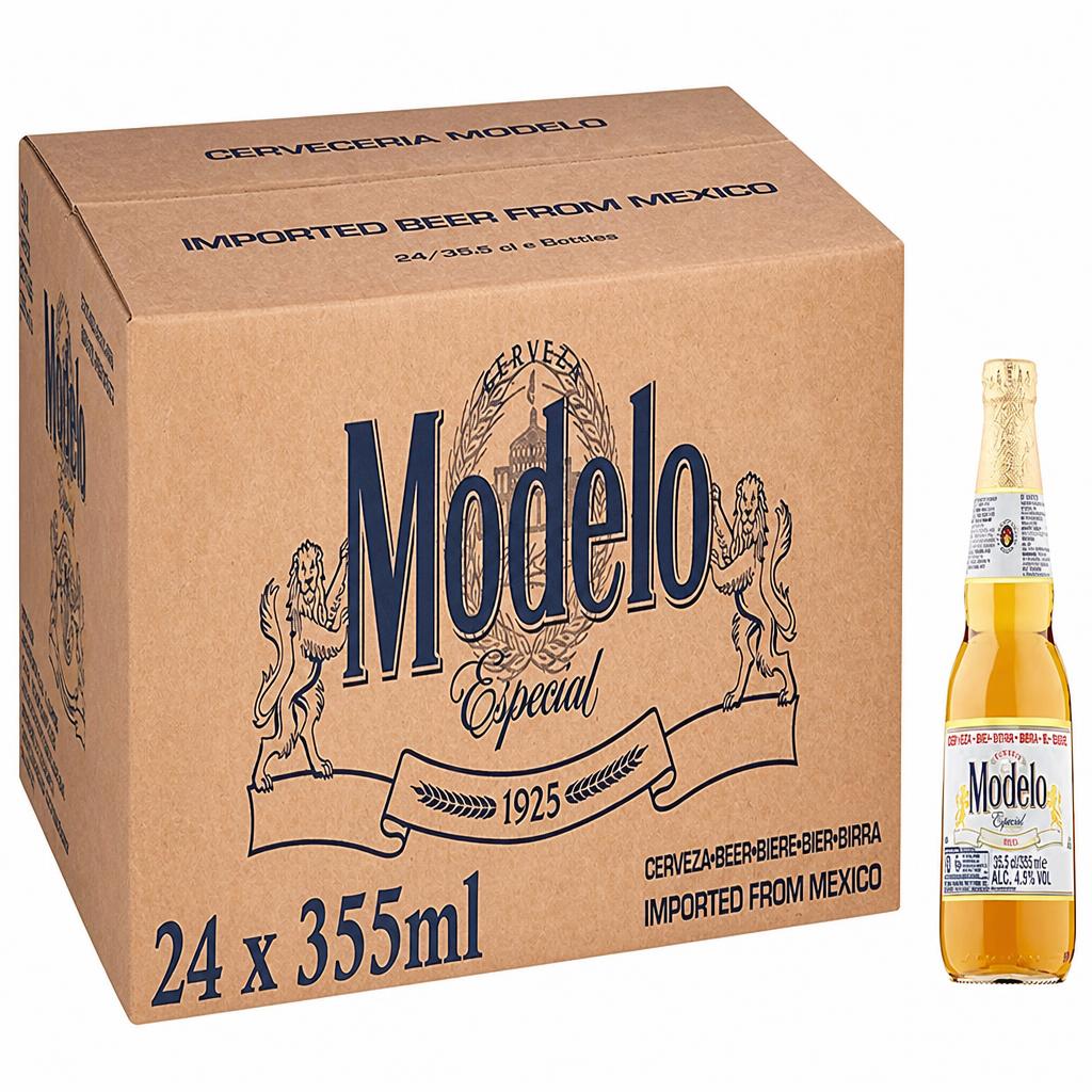 Modelo Especial Mexican Lager 24 x 355ml Bottles