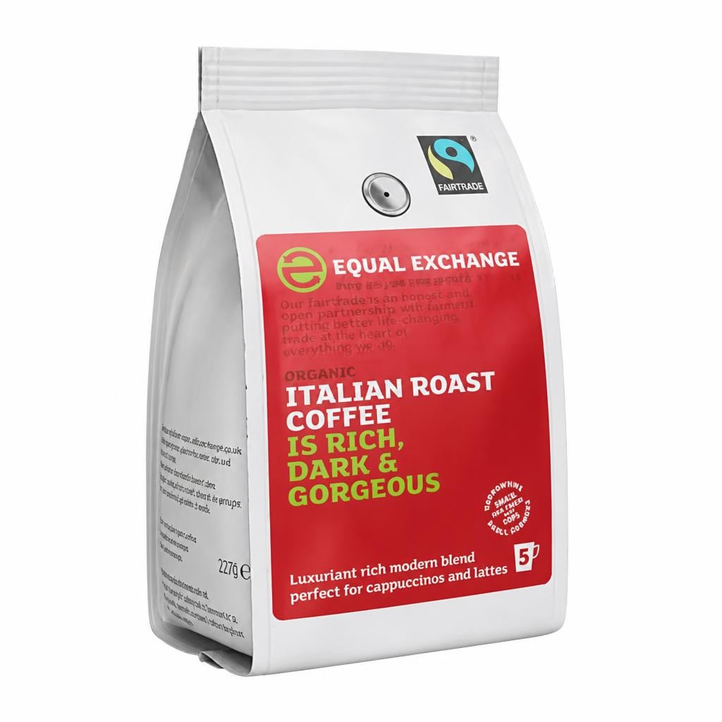 Italian Roast Ground Coffee, Organic 227g (Equal Exchange)