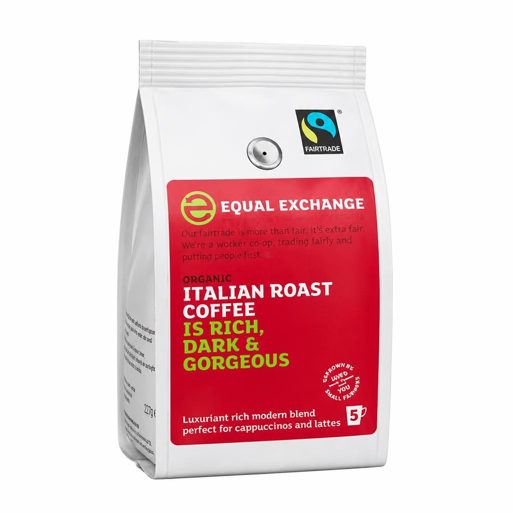 Italian Roast Ground Coffee, Organic 227g (Equal Exchange)