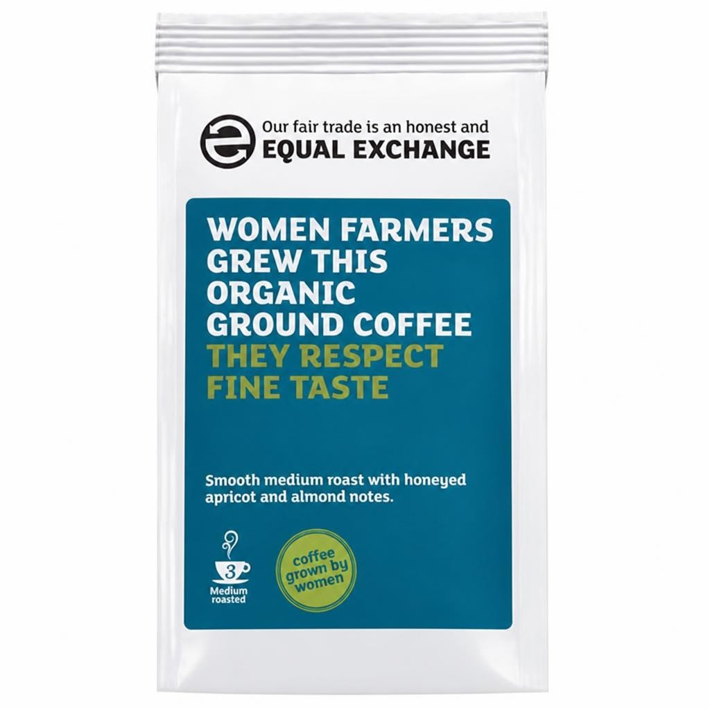 Women Farmers Grew This Coffee, Ground Organic 227g (Equal Exchange)
