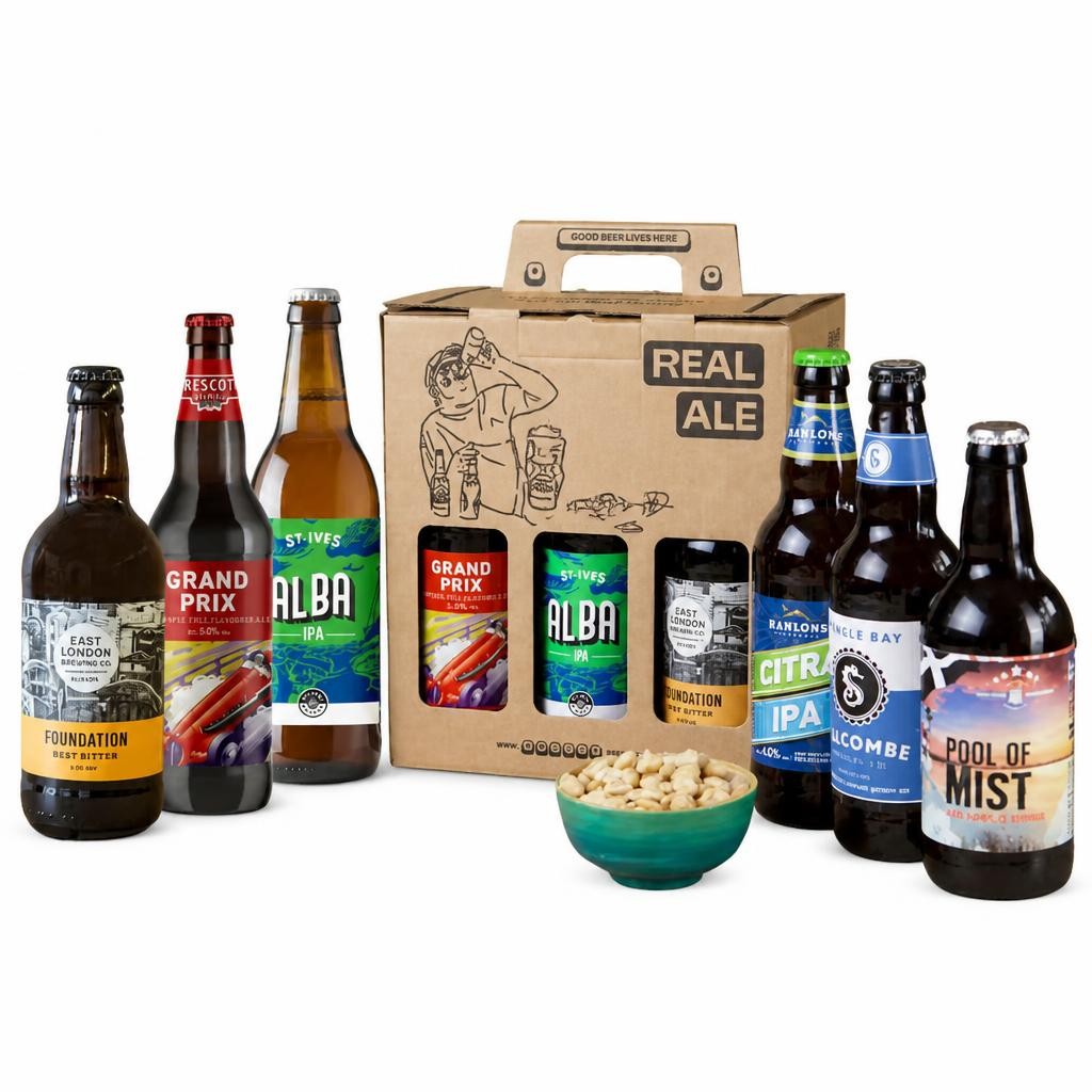 Premium British Real Ale Happy Birthday Beer Gift 6x500ml