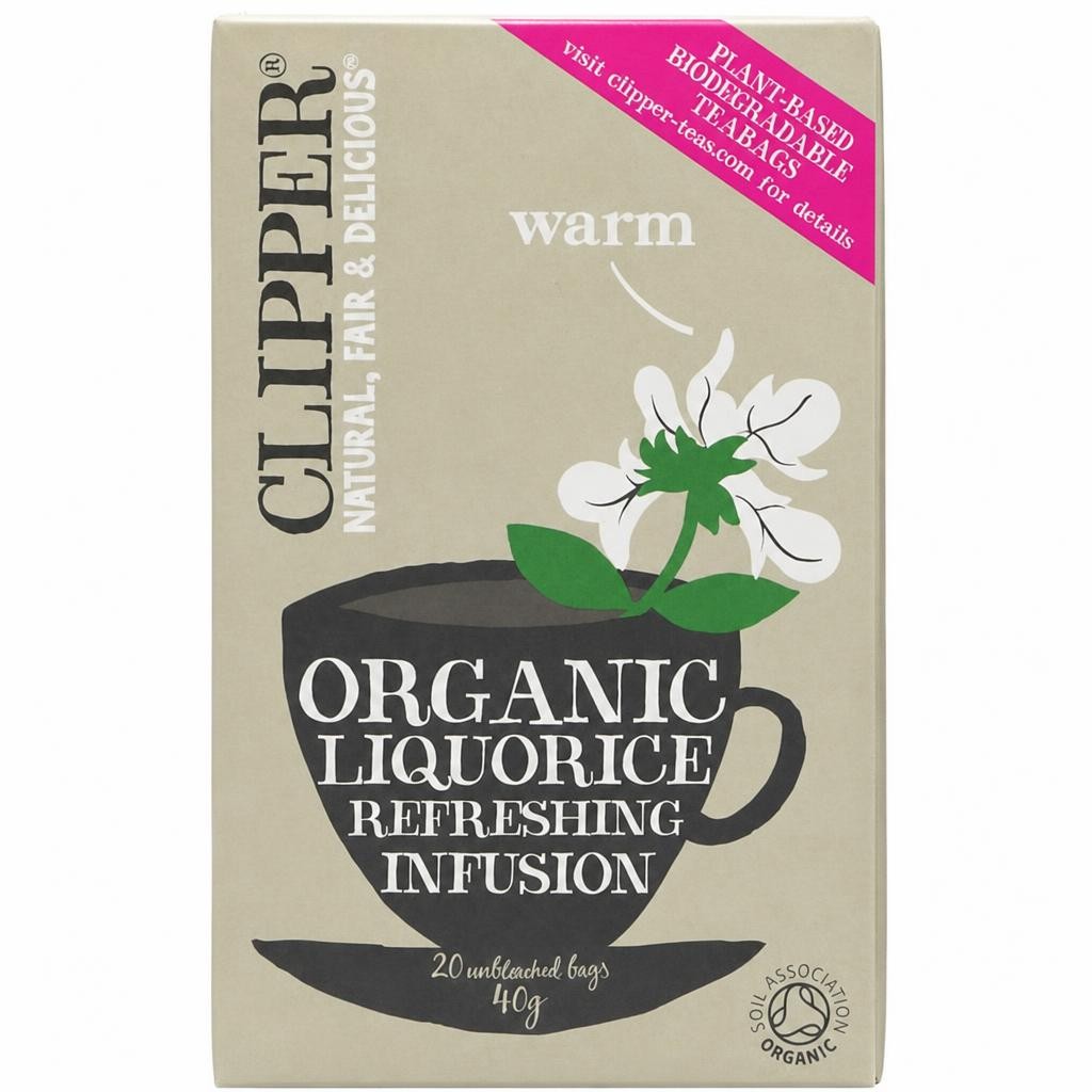 Organic Liquorice Tea 20 Bags (Clipper) | Multi