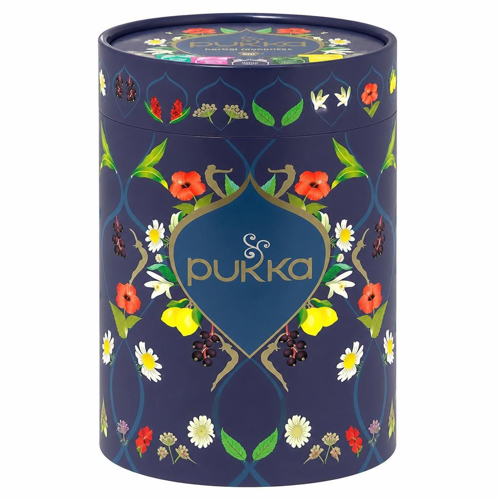 Pukka Herbs Favourites Herbal Tea Gift Set, Ideal Gifts, 30 Teabags, 5 Flavours | Blue