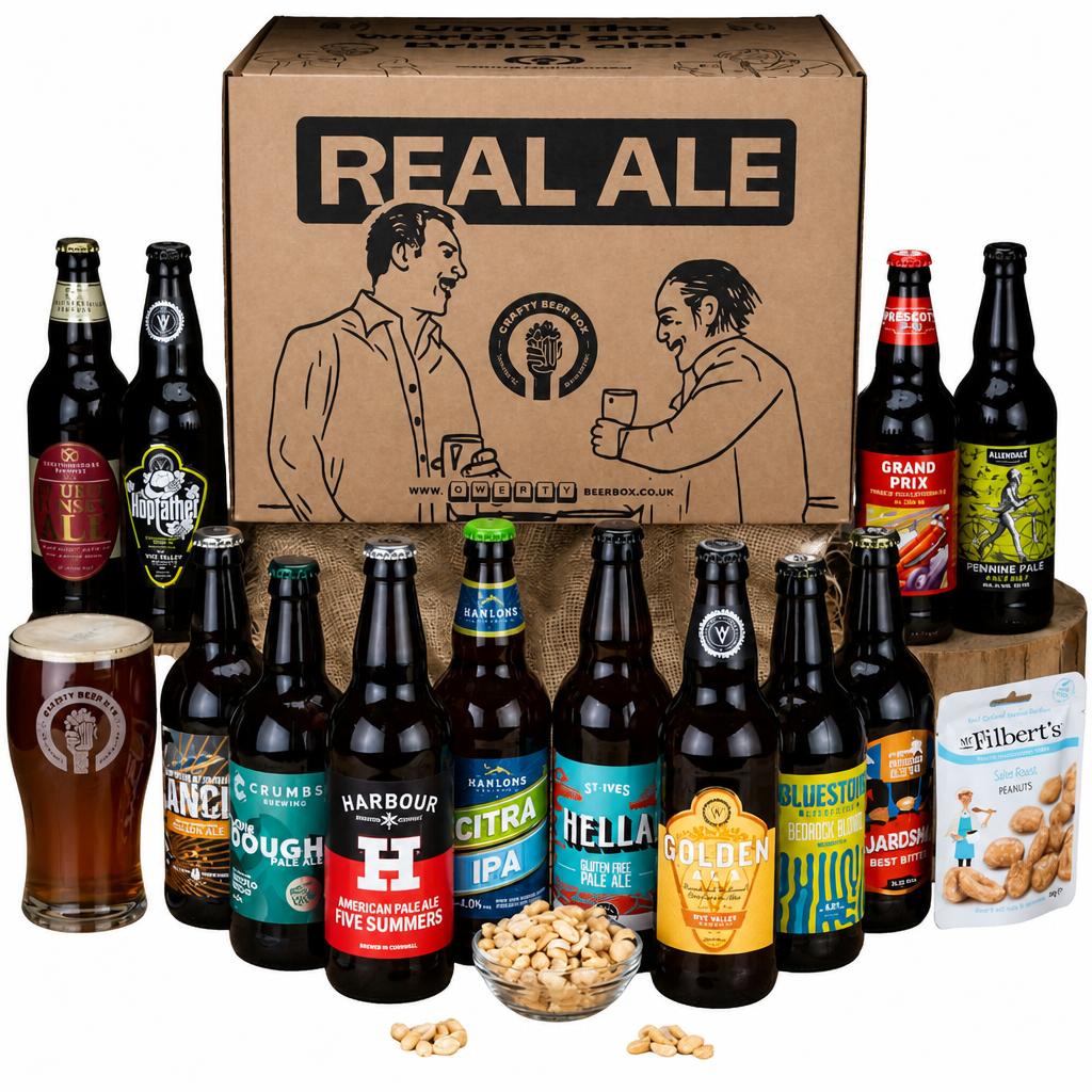 Deluxe British Real Ale Cheers Dad Beer Gift 12x500ml