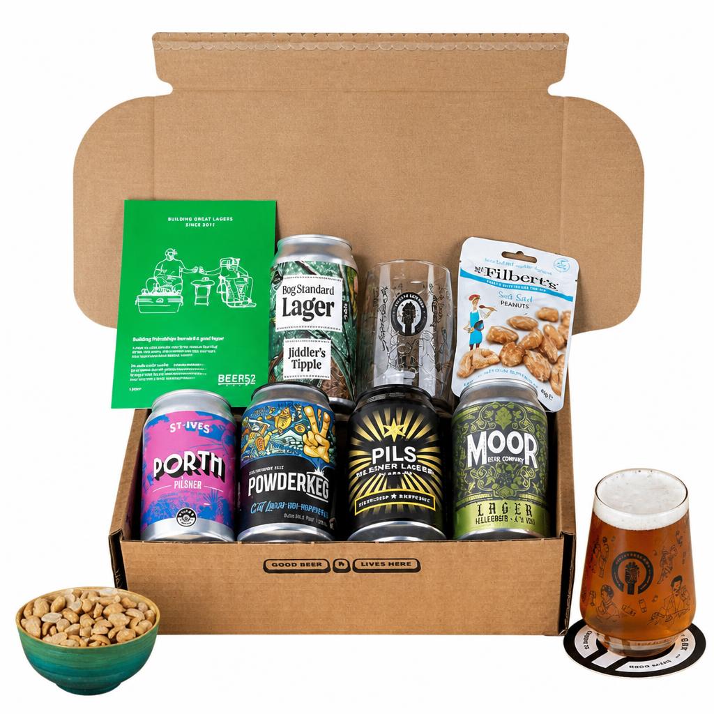 Craft Lager Happy Birthday Beer Gift Hamper 5x330ml