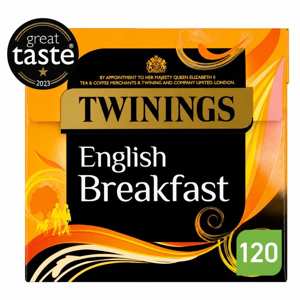 Twinings English Breakfast Tea Bags 120 Pack 300g