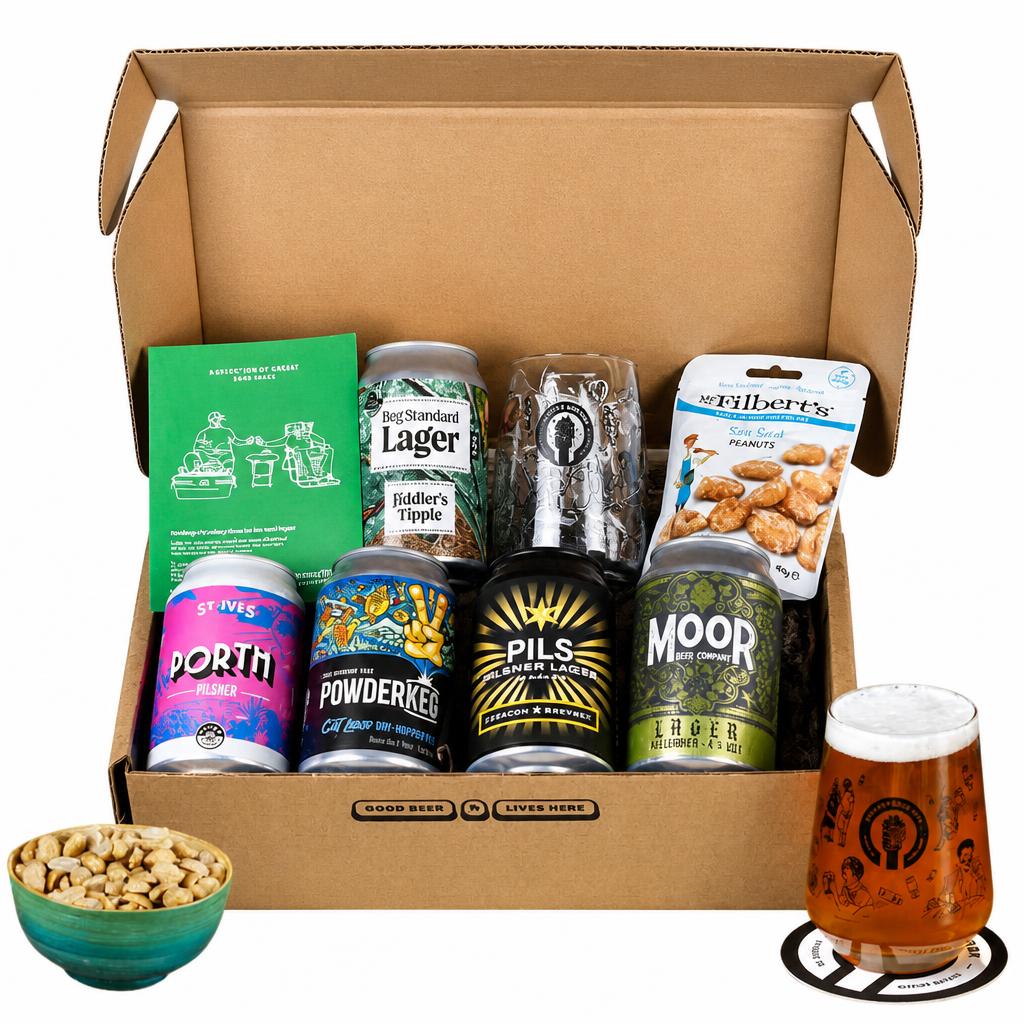 Craft Lager Cheers Dad Beer Gift Hamper 5x330ml