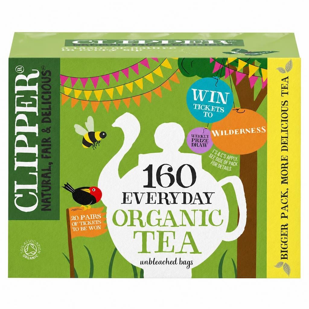 Clipper Organic Everyday 160 Tea Bags 464g