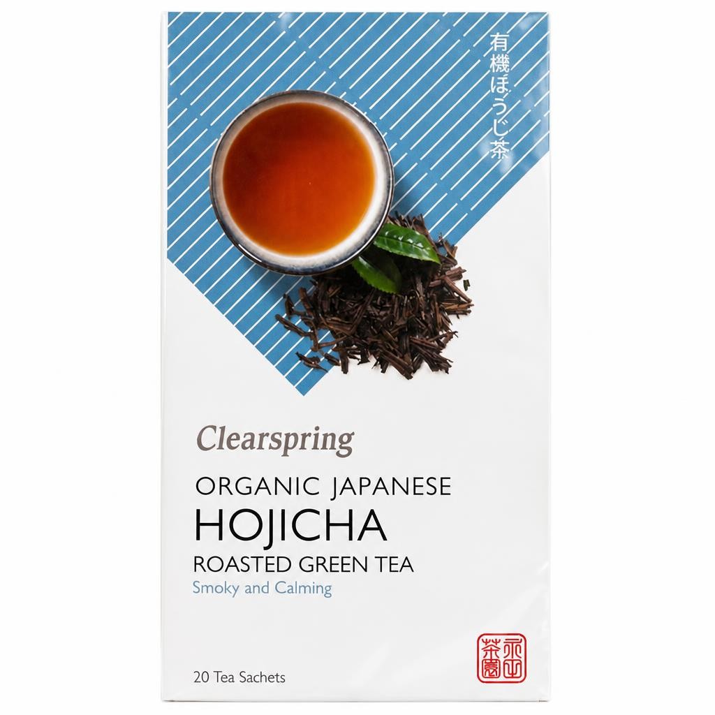 Organic Japanese Hojicha 20 Tea Sachets (Clearspring) | Multi