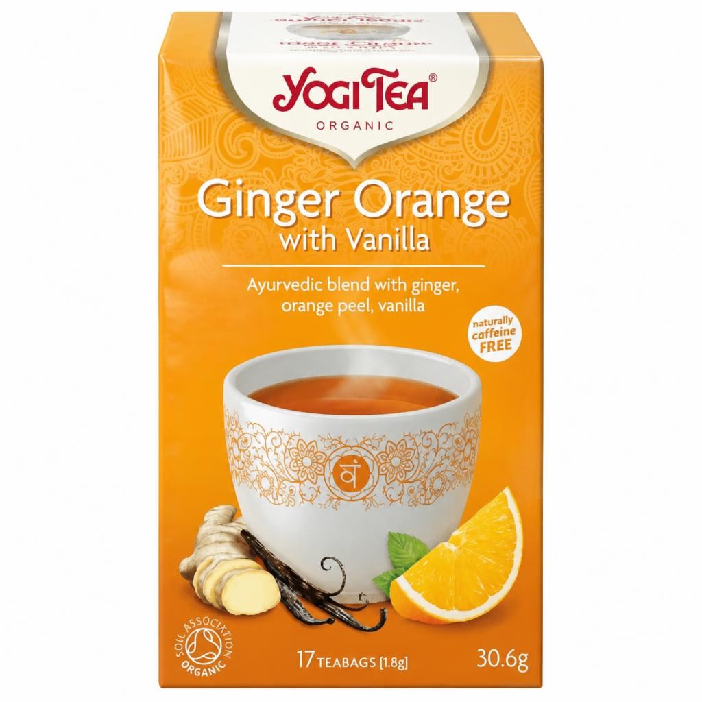 Organic Ginger Orange with Vanilla x 17 Bags (Yogi Tea)