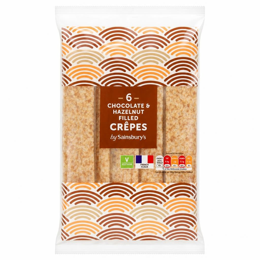 Sainsbury's Chocolate Filled Crepes x6