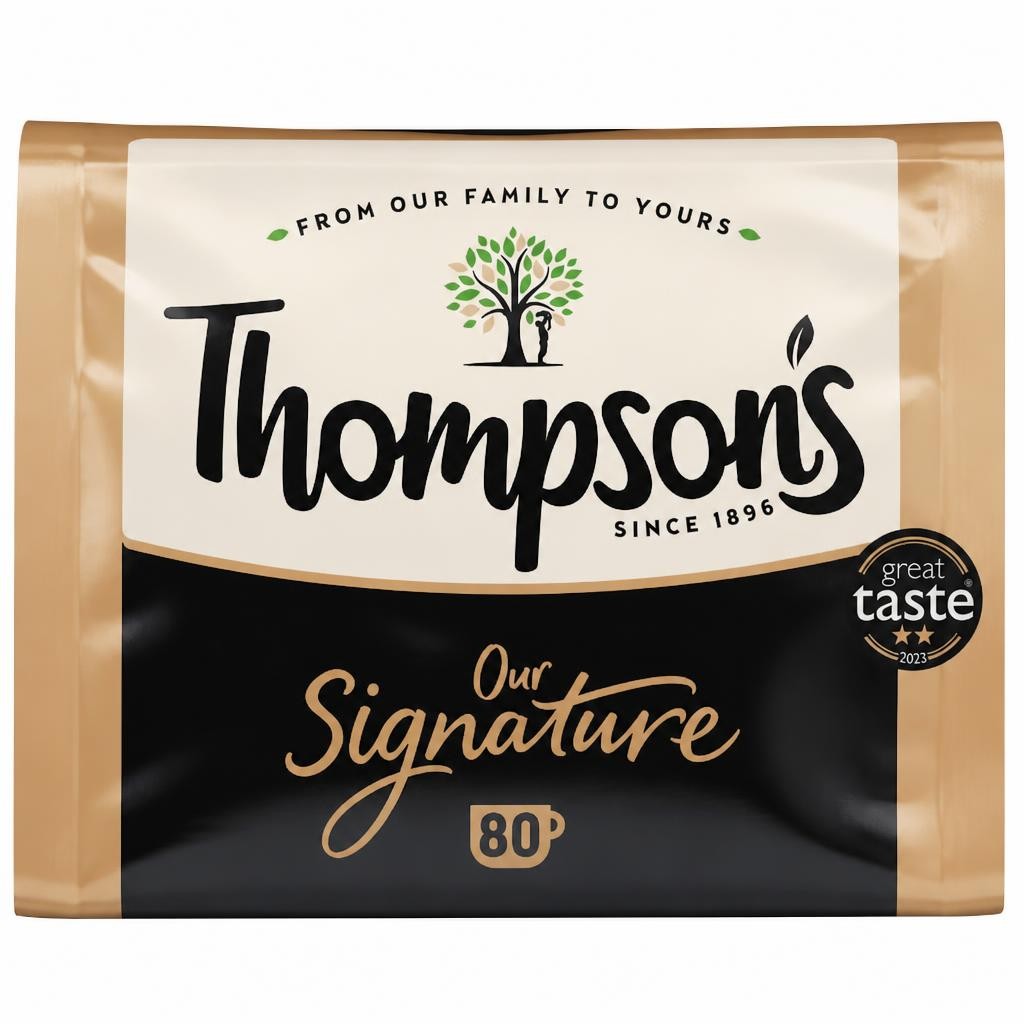 Thompson's Our Signature Tea Bags 80 Pack 250g