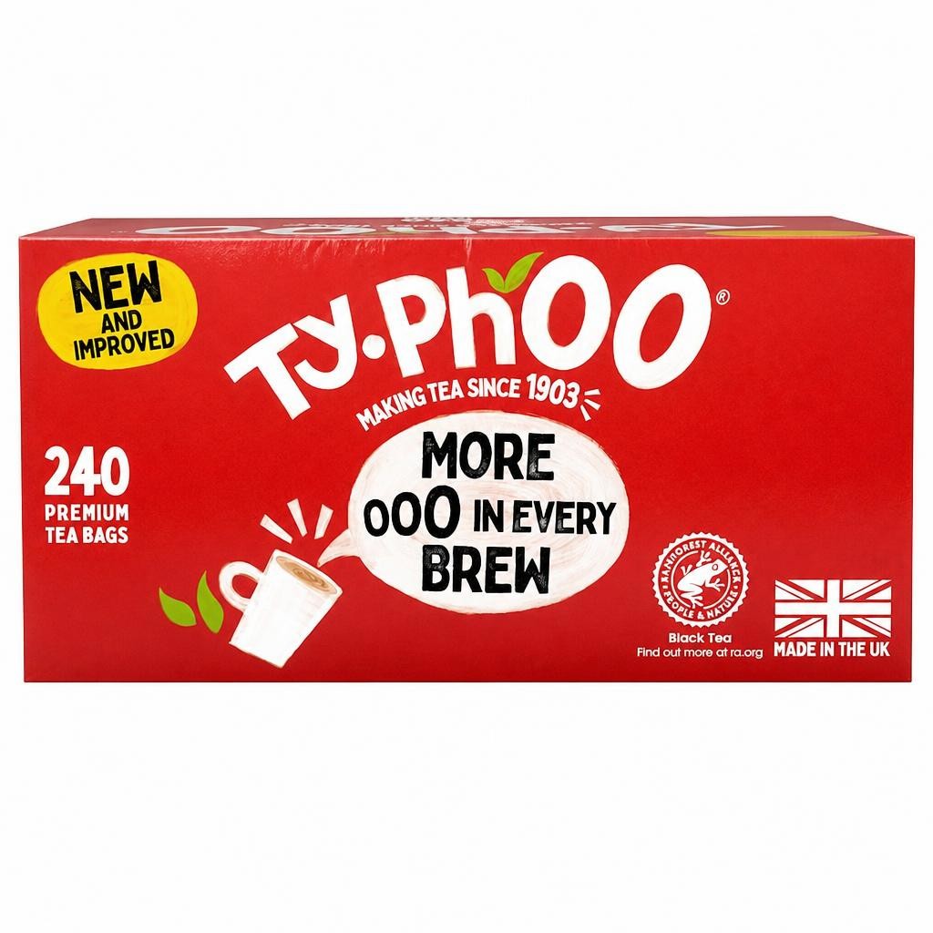 Typhoo 240 Premium Everyday Tea Bags 750G