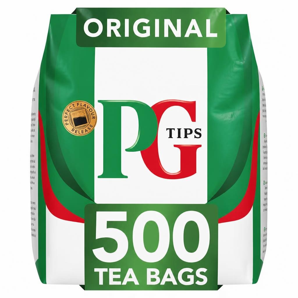 PG Tips Original Tea Bags 500 Pack 1.45kg