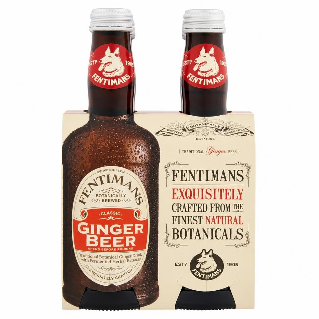 Fentimans Ginger Beer 4 X 275Ml