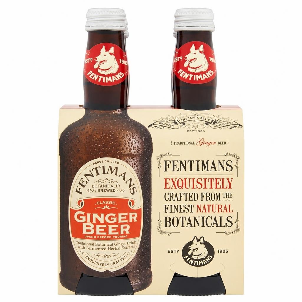 Fentimans Ginger Beer 4 X 275Ml