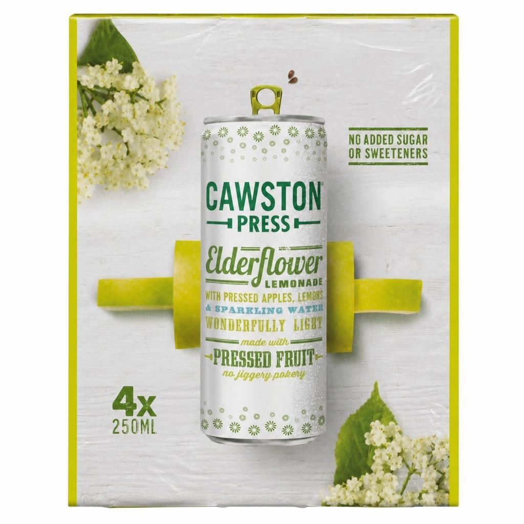 Cawston Press Elderflower Lemonade 4 x 250ml