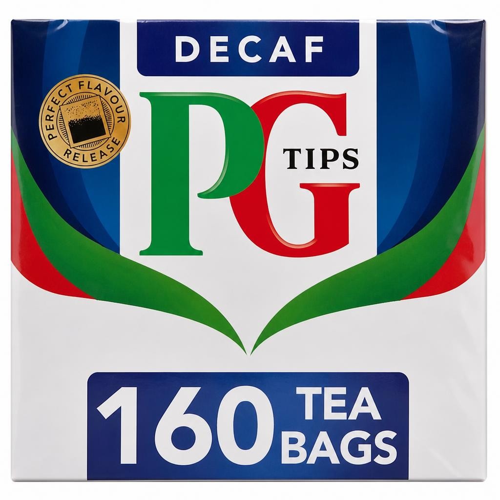 PG Tips Decaf Black Tea 160 Tea Bags 464g