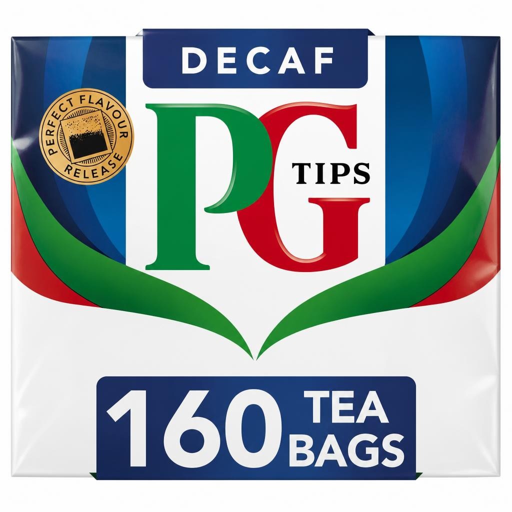 PG Tips Decaf Black Tea 160 Tea Bags 464g