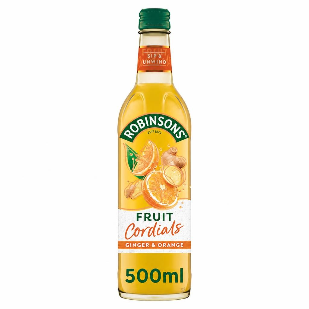 Robinsons Fruit Cordials - Ginger & Orange 500ml
