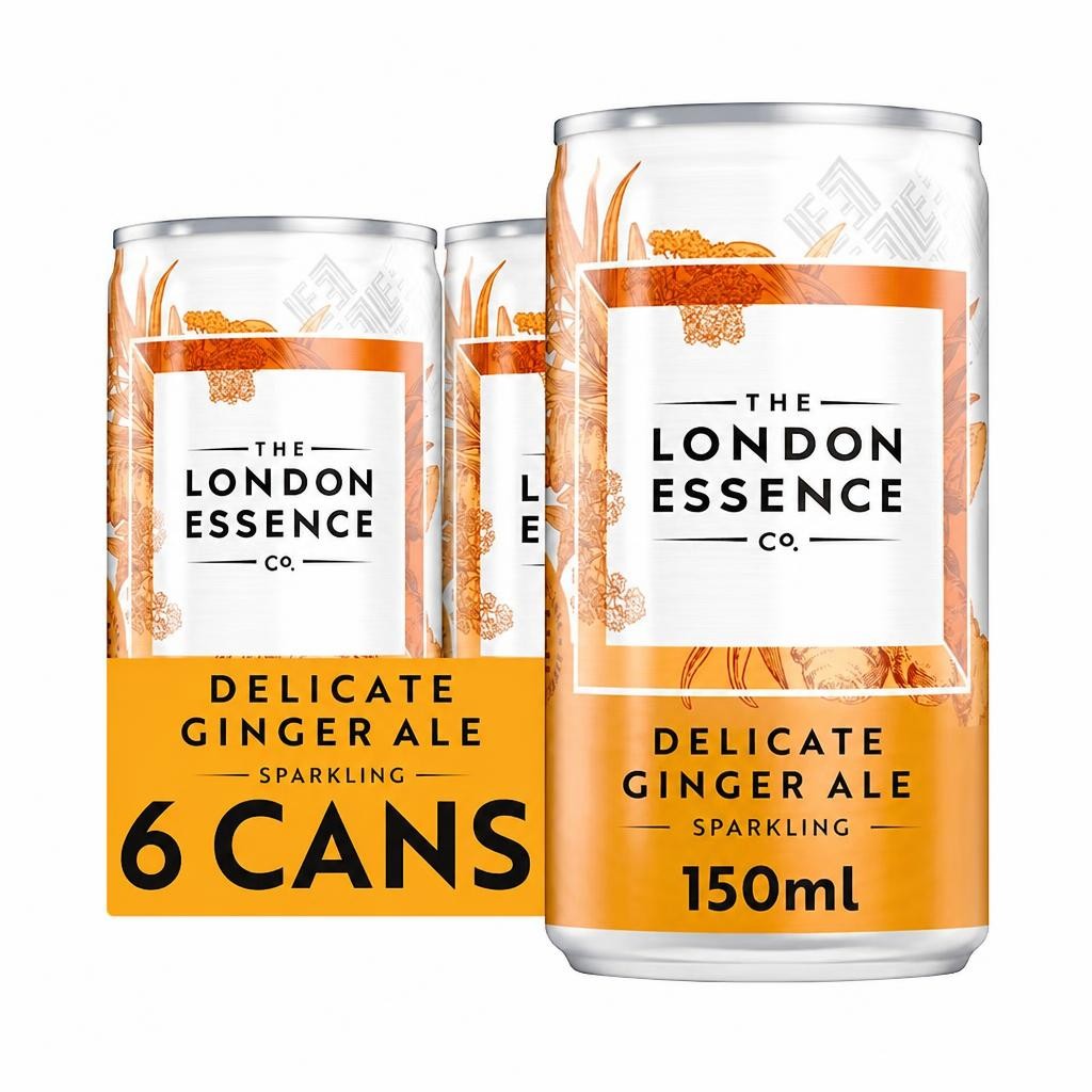 London Essence Delicate Ginger Ale 6 X 150Ml