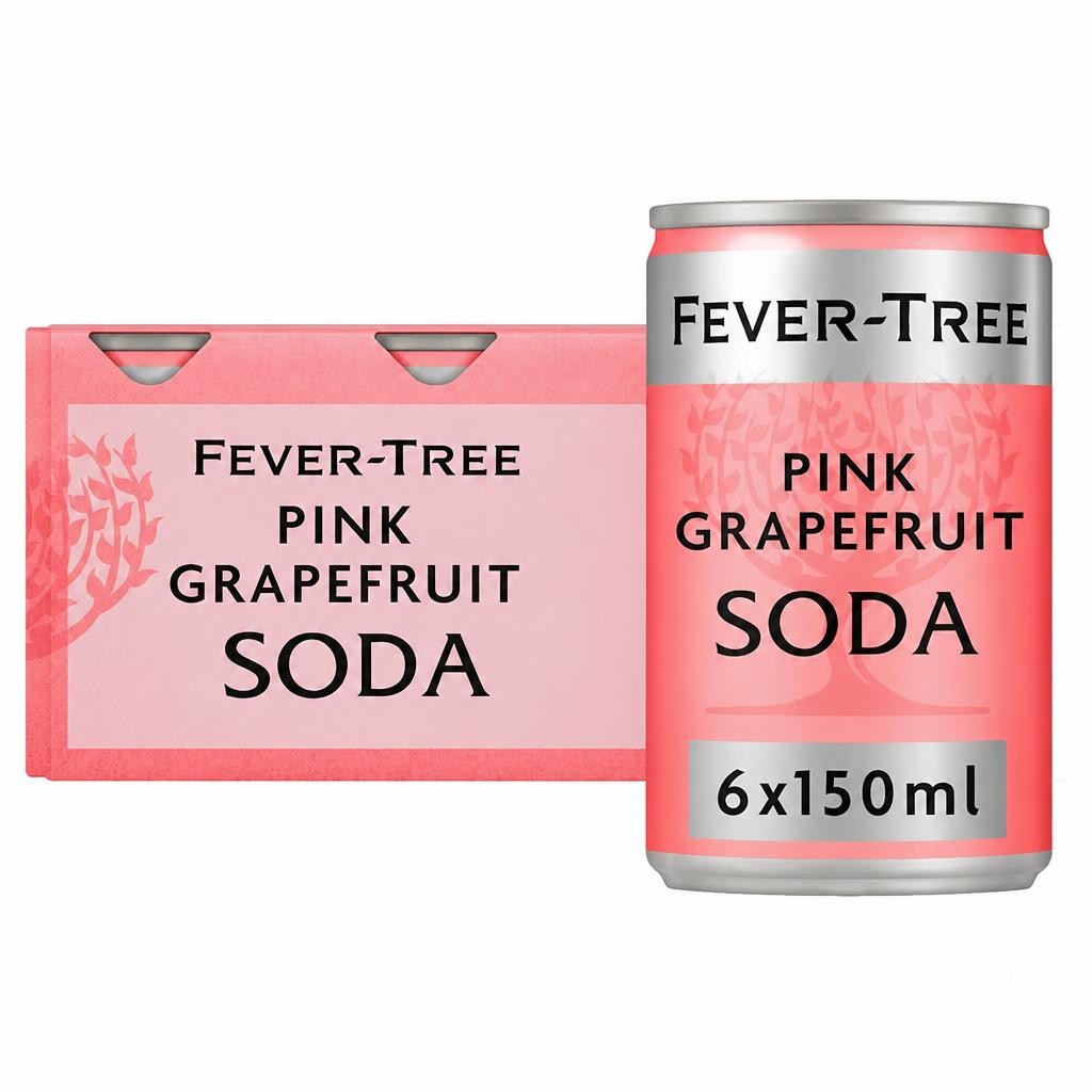 Fever-Tree Pink Grapefruit Soda 6x150ml