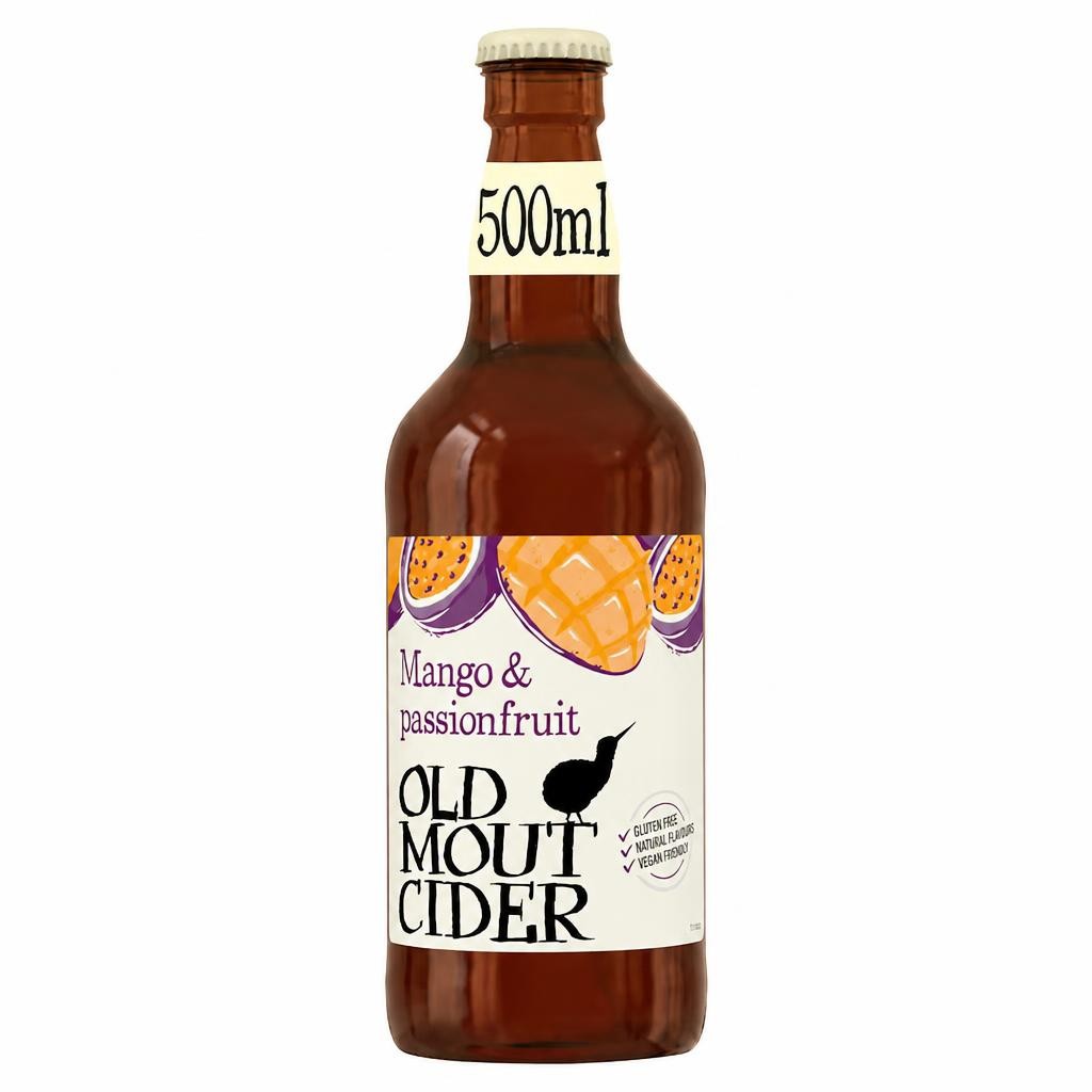 Old Mout Cider Mango and Passionfruit Bottle 500ml