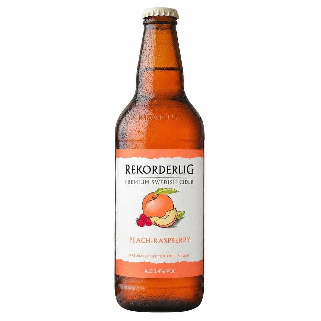 Rekorderlig Premium Swedish Cider - Peach-Raspberry 500ml