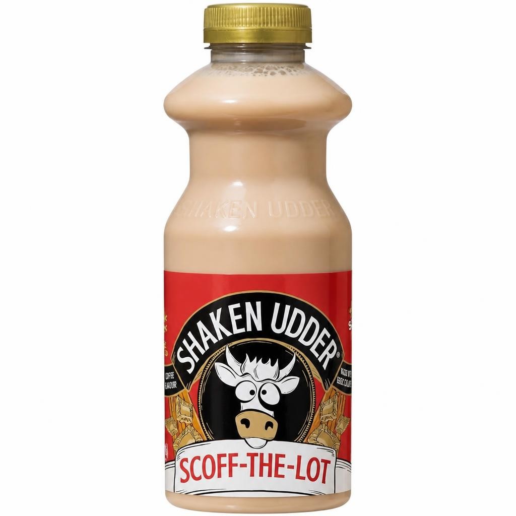 Shaken Udder Scoff-The-Lot Caramelised Biscuit & Cinnamon Milkshake 750ml