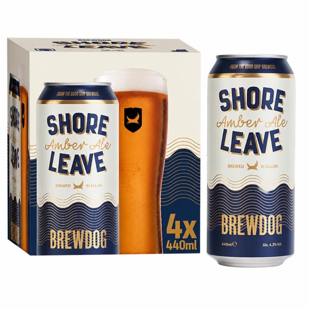 BrewDog Shore Leave Amber Ale 4 x 440ml