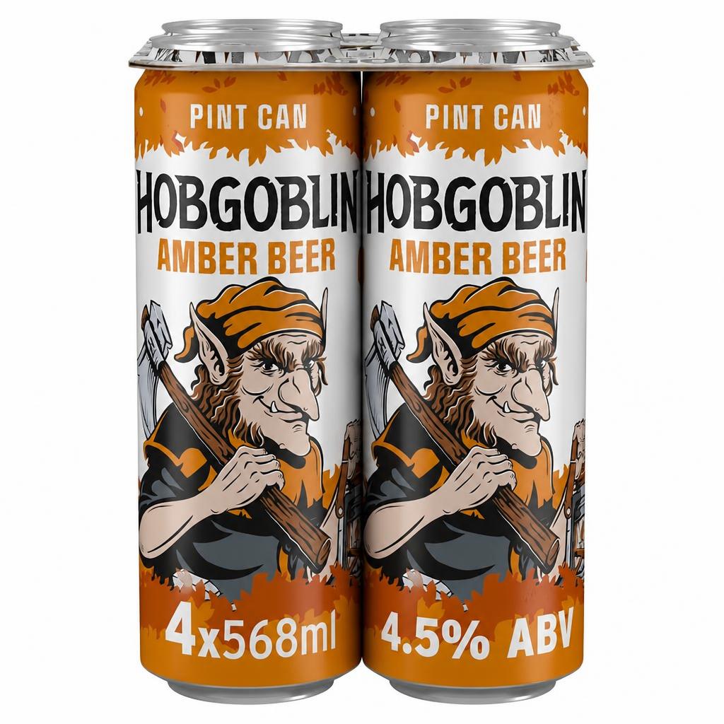 Hobgoblin Amber Ale Beer Can 4x568ml