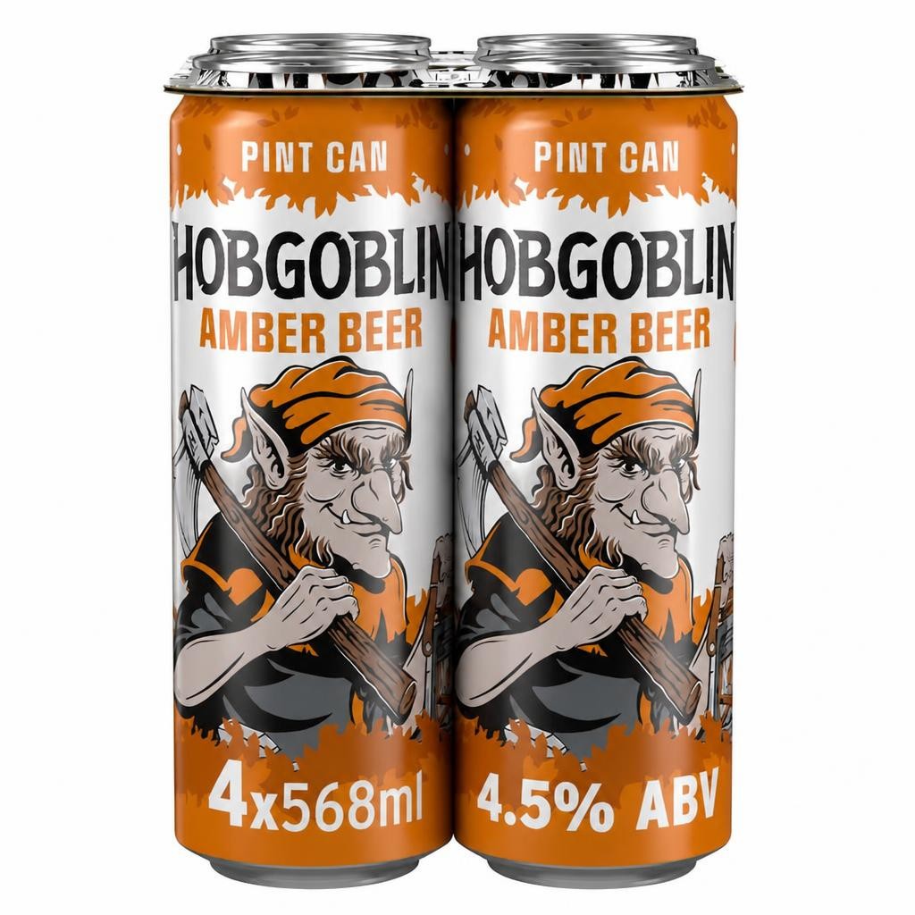 Hobgoblin Amber Ale Beer Can 4x568ml