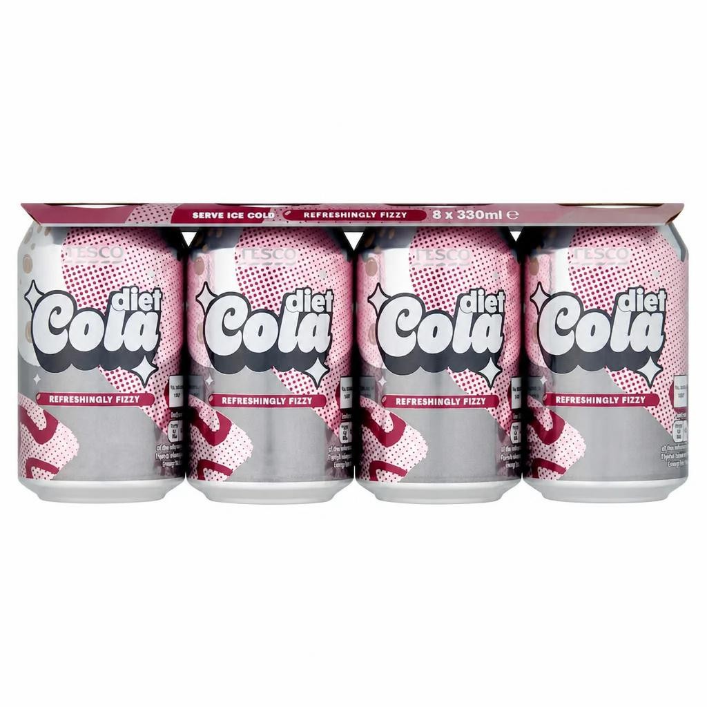 Tesco Diet Cola 8x330ml