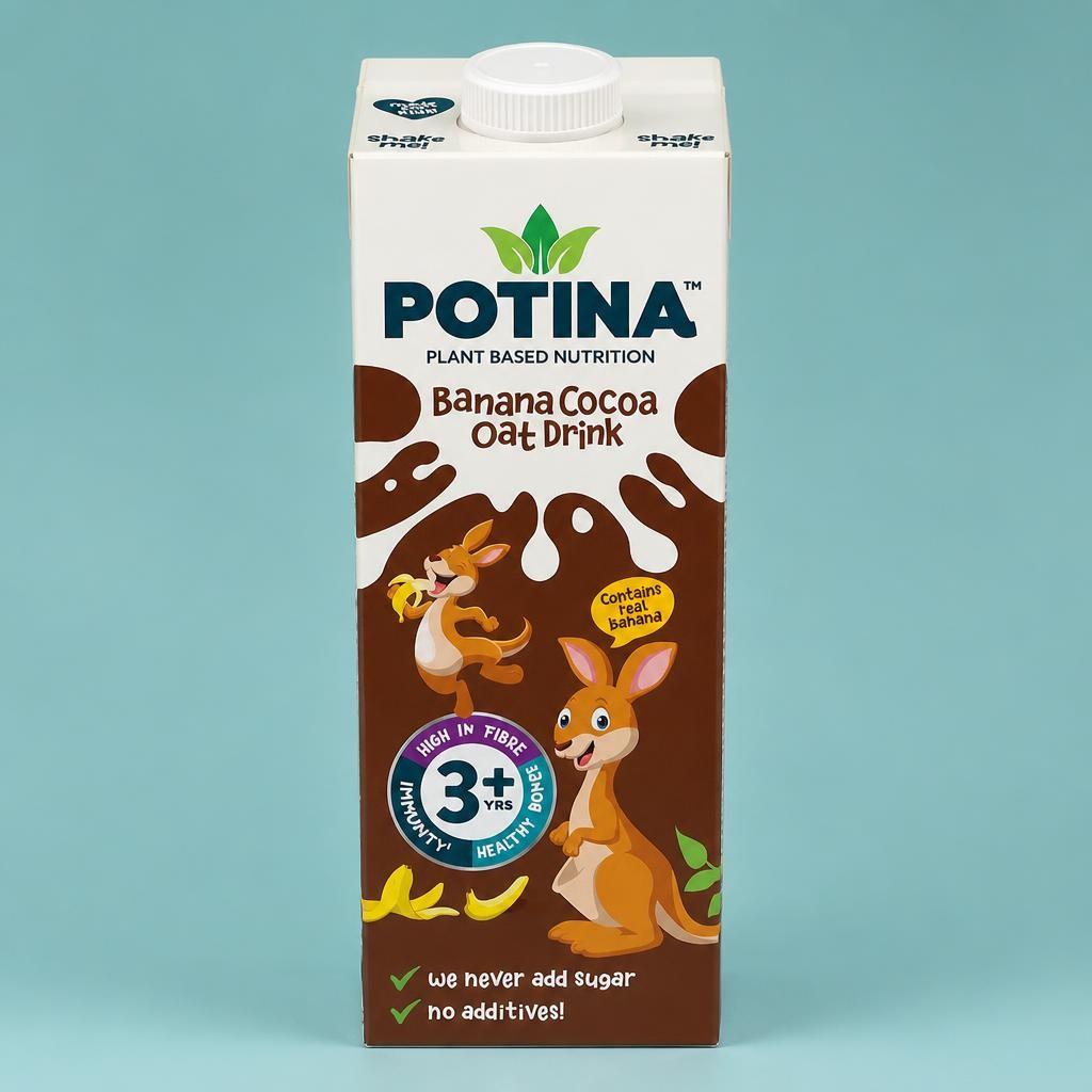 POTINA Banana Cocoa Oat drink 1 Litre