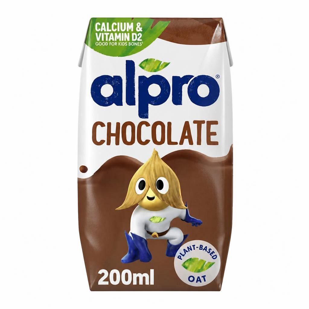 Alpro Kids Oat Chocolate Long Life Dairy Free Drink 200ml